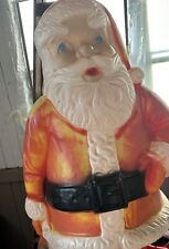 Vintage Blow Mold Santa 5 Feet Tall with Light picture