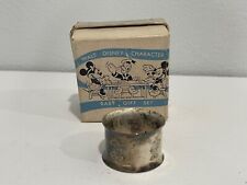 Vintage Disney Silvercraft Baby Gift Set Napkin Ring Mickey & Minnie Mouse w Box picture