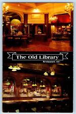 Olean New York NY Postcard The Old Library Restaurant Interior c1960's Vintage picture