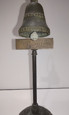 Antique El Camino Real Kings Highway Mission Bell Guide Post Bell 1914-1955 picture