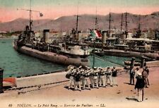 Toulon France Naval Infantry Marines Exercise Exercice des Fusiliers Postcard A picture