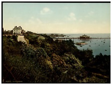 England. Southend-on-Sea. General view.  Vintage Photochrome by P.Z, Photochro picture