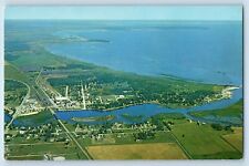 Warroad Minnesota MN Postcard American Port Lake Woods Ball Park c1960 Vintage picture