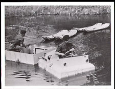 1960s Canada Army RAT Transport Towing Pontoons 8x6 Official Photo #2 picture