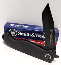 Smith & Wesson Black Tanto Blade Everyday Special Tactical Folding Pocket Knife picture