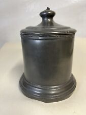 Antique late 18th or early 19th century pewter humidor picture
