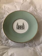 Wedgwood ST PAUL’S CATHEDRAL Green Grand Tour Demitasse Saucer - Mint picture