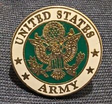 Vintage UNITED STATES ARMY ~ Enameled Hat Pin ~ Lapel Pin ~ Pre-Owned picture
