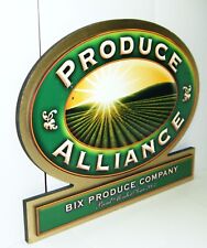 Solid Wood Produce Alliance Bix Produce Sign picture