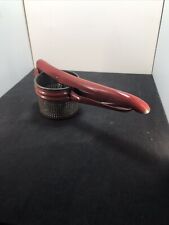 Vtg 30’s To 40’s Red Kitchen Utensil Potato Ricer Masher By Handy Things USA picture