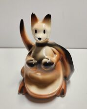 Iconic Ceramic Boxing Kangaroo Dresser Caddy 1956 Vintage Seen In Pulp Fiction picture