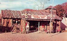 Maggie Valley NC Ghost Mountain Park Cherokee Reservation Store Vtg Postcard C28 picture