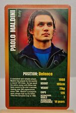 Paolo Maldini 2003-04 Top Trumps European Football Stars Card New/Mint Italy picture