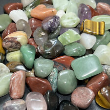 Mixed Tumbled Stones (1 LB) One Pound Bulk Wholesale Lot Polished Gemstones picture