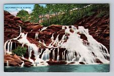 Munford AL-Alabama, Salt Creek Falls, c1944 Antique Vintage Souvenir Postcard picture