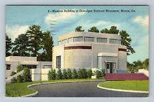 Macon GA-Georgia, Museum Building At Ocmulgee National, Vintage Postcard picture