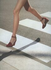 HERMES Paris - Fashion Footwear Heels Long Legs - Magazine 2 Page Print AD picture
