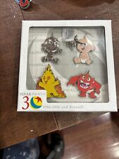 Disney Pin Set World Epcot Pixar Party Pin Event The Incredibles Jack Jack picture
