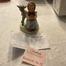 Vintage Goebel Hummel Good Friends #182 Girl with Lamb Figurine Box/Certificate picture