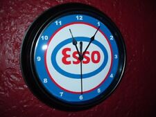 Esso Oil Gas Station Garage Man Cave Advertising Clock Sign picture