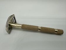 Vintage Gold Tone Merkur Beard & Moustache Trimmer Razor Made in Germany picture