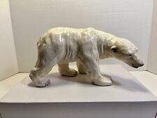 RARE 1990 C Alan Johnson ICE MOTHER Polar Bear Ceramic Figurine AE144 Signed picture