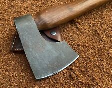 Custom Made Hand Forged 5160 Spring Steel Classic Heavy Duty Camping Axe picture