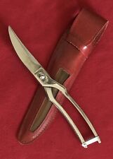 GERLACH - VINTAGE PULTRY CUTTING TOOL - EXCELLENT - & ORIGINAL CASE - POLAND  picture