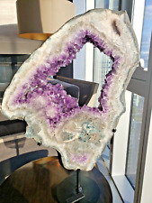 Stunning Amethyst Crystal Sculpture w/ stand picture