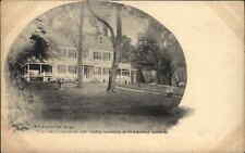 Simsbury Connecticut CT Mrs. Wood Residence c1905 Postcard picture