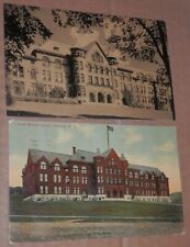 ONEONTA NY - TWO OLD POSTCARDS - STATE NORMAL SCHOOL - ONE 1912 picture
