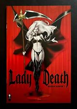 LADY DEATH: MALEVOLENT DECIMATION #1 Hi-Grade Black & White Premiere Coffin 2021 picture