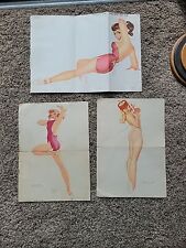 1940's GEORGE PETTY Pin-Up Posters (3) picture