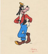 Walt Disney Studios Vintage Hand Painted Goofy Art circa 1940s-1950s picture