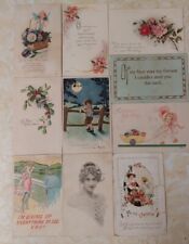 VTG 1910s Postcards Lot of 10 Assorted Holiday & Birthday Embossed picture