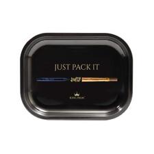 King Palm | Metal Rolling Tray | Smoke Accessories | Just Pack It Gold| 7 x 5.5 picture