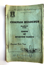 Handbook for Army Corps of Aviation Cadets Randolph Field Texas c.1940s Vintage picture