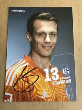 Alexander Schwolow, Germany 🇩🇪 FC Schalke 04 2022/23 hand signed picture