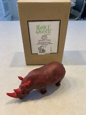 Enesco Home Grown Vegetable Collectibles “Beet Rhino” Figurine, Hard To Find picture