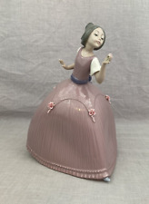 Vintage Lladro Retired Girl in Pink Dress,  Daisa 1981 picture