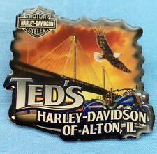 TED'S HARLEY DAVIDSON OF ALTON, IL. DEALERSHIP PIN BRAND NEW  picture