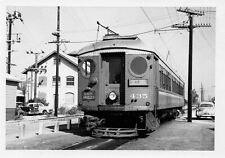2B598 RP 1954 PACIFIC ELECTRIC RAILWAY CAR #435 END OF LINE BELLFLOWER  picture