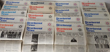 BICENTENNIAL TIMES VINTAGE 1975-1976 WASHINGTON DC NEWSPAPER LOT 20 ISSUES EXC picture