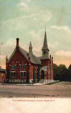 Postcard NY Olean First Methodist Episcopal Church 1909 Vintage PC G3374 picture