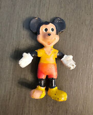 Vintage Mickey Mouse Rubber Bendy Figure 2 1/2 Inch Walt Disney hong kong picture