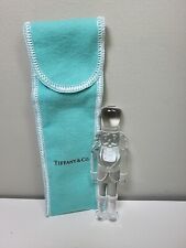 Tiffany & Co Crystal Christmas Ornament Nutcracker 3.75” Pouch Read picture