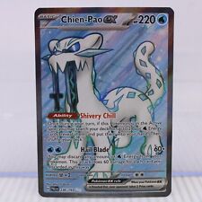 A7 Pokémon Card TCG SV Paldea Evolved Chien-Pao ex Ultra Rare 236/193 picture