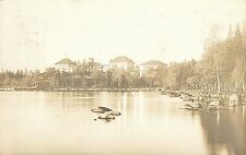 MAINE RPPC Rangeley Lake Hotel,RANGELEY,1908 Postcard FISHING,HUNTING Recreation picture