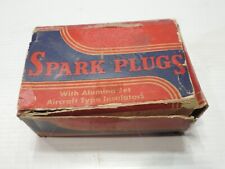 Vintage NOS 18-M Spark Plugs 1930's 1940's - Box of 9 picture