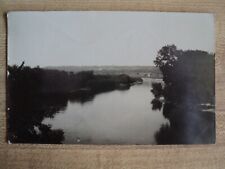 New Hampton Iowa View from River 1909 RPPC Postcard picture